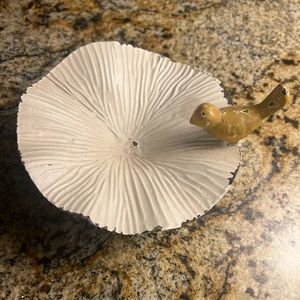 Cute rustic bird key dish